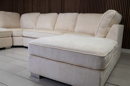 Easton Fullback U Shape Fabric Sofa