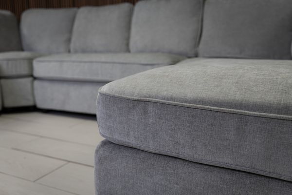 Easton Fullback U Shape Fabric Sofa