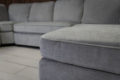 Easton Fullback U Shape Fabric Sofa