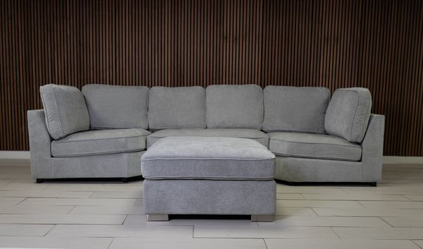 Easton Fullback U Shape Fabric Sofa