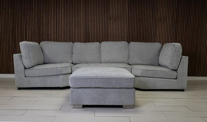 Easton Fullback U Shape Fabric Sofa